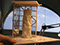 Jeremy Conway Design for Failure to Launch, Card model of climbing tower and enclosure