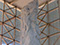 Jeremy Conway Design for Failure to Launch, Card model of climbing tower and enclosure